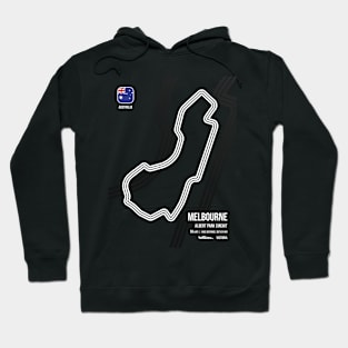 Melbourne Race Track (B&W) Hoodie